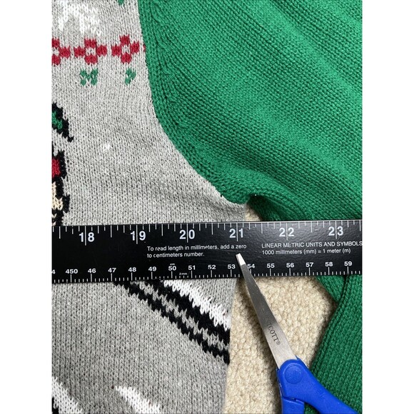 NWOT Ugly‎ Chirstmas Sweater Unisex XL Red Beatles Abbey Road Pullover Holiday - Picture 7 of 9